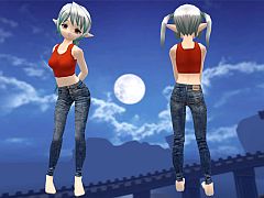 画像ギャラリー No.003のサムネイル画像 / 「メビウスオンライン」,インナージーンズシリーズなどカジュアル衣装が追加