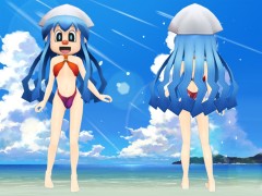 画像ギャラリー No.002のサムネイル画像 / 「メビウスオンライン」,イカ娘とのコラボ決定。12月22日から侵略開始でゲソ!