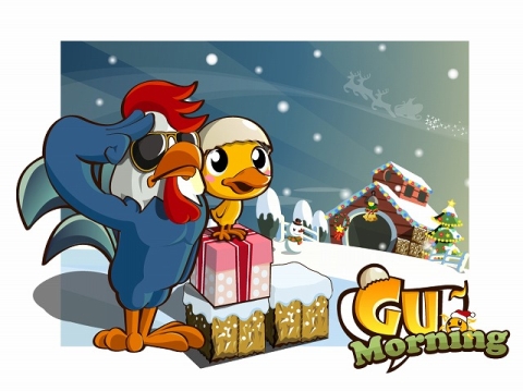 画像ギャラリー No.001のサムネイル画像 / スマフォ用パズルゲーム「Gu Morning」,クリスマス特別ステージを実装