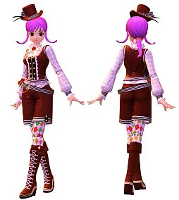 画像ギャラリー No.003のサムネイル画像 / 「トイ・ウォーズ」トイくじに奇抜でおしゃれなメイド服のアバターアイテムが登場