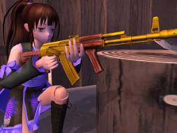 画像ギャラリー No.008のサムネイル画像 / 「トイ・ウォーズ」にトイくじ第24弾「放浪銃器少女」が登場。テーマは和服