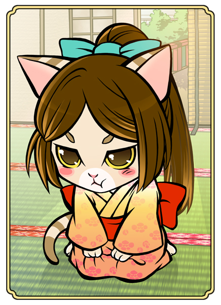 画像ギャラリー No.001のサムネイル画像 / これはずるい。「のぶニャがの野望」お江と猫と上目遣いの“お江ニャン”公開