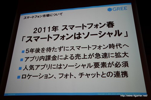 画像ギャラリー No.012のサムネイル画像 / 5年後,現在のビジネスはゼロになる前提で――2300万人超の会員を抱えるグリーの執行役員による「スマートフォンがもたらすソーシャルメディアビジネスの新たな可能性」講演レポート