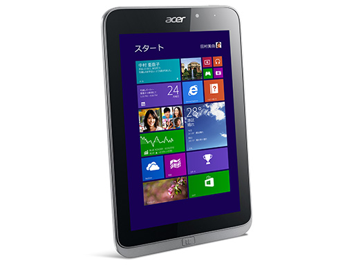 画像ギャラリー No.002のサムネイル画像 / AcerのAtom Z3740搭載Windows 8.1タブレット「Iconia W4-820」,12月13日に発売決定