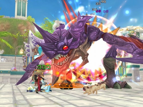 画像ギャラリー No.009のサムネイル画像 / 「Finding Neverland Online -聖境伝説-」のクローズドβテスターが3月中旬に募集予定&戦闘シーンやペット,そしてアルパカ(!)のSSが公開