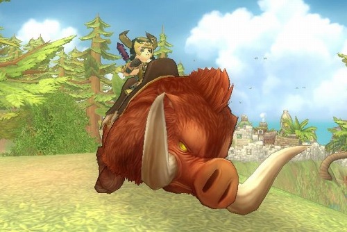 画像ギャラリー No.001のサムネイル画像 / 「FNO -聖境伝説-」,騎乗ペット「イノシシ」が当たる「イノシシBOX」登場