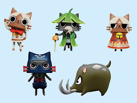 画像ギャラリー No.003のサムネイル画像 / 「ぽかぽかアイルー村G」のアミューズメント専用景品に新アイテム3種が登場