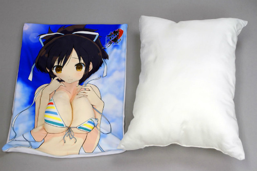 画像ギャラリー No.004のサムネイル画像 / このクッション,胸が……。「閃乱カグラ -少女達の真影-」のグッズ“飛鳥パフパフクッション”を真面目に紹介してみる