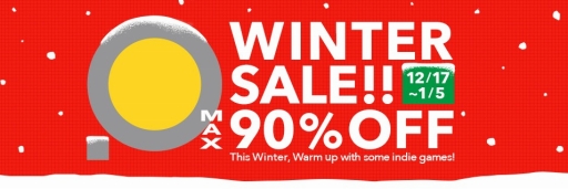 画像集#001のサムネイル/PLAYISM,最大90%OFFになる期間限定ウィンターセールを実施。1月5日まで