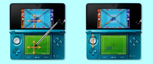 画像ギャラリー No.007のサムネイル画像 / 3DS向けDLソフト「3次元エアホッケー」が4月18日に配信。通信プレイに対応