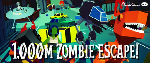 画像ギャラリー No.001のサムネイル画像 / 3DS版の「1000m ゾンビエスケープ!」が配信開始。ゾンビから逃げるアクションゲーム