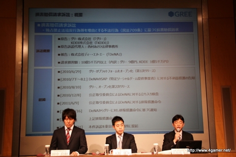 画像ギャラリー No.005のサムネイル画像 / グリーの緊急記者会見で行われた,ディー・エヌ・エー提訴に関する質疑応答を掲載
