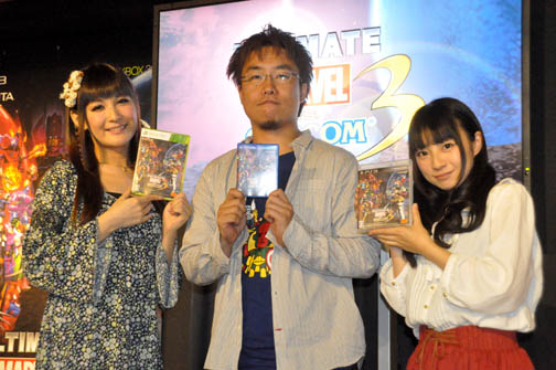 画像ギャラリー No.016のサムネイル画像 / 椿姫彩菜さん,古木のぞみさんが来場者とガチバトル。最後は意外な結末に? 「ULTIMATE MARVEL VS. CAPCOM 3」ユーザー体験会をレポート