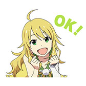 画像集#001のサムネイル/無料通話アプリ「LINE」に「アイドルマスター」のスタンプが登場
