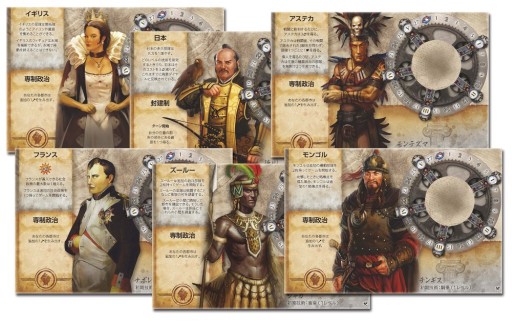 画像ギャラリー No.002のサムネイル画像 / ボードゲーム「シドマイヤーズ シヴィライゼーション」の拡張セット第2弾「叡智と闘争」が2014年1月中旬に発売