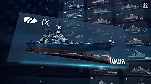 画像ギャラリー No.004のサムネイル画像 / 「World of Warships」の開発者日記第4弾では米国艦船を紹介。CBTでは登場していないアイオワ/モンタナ級戦艦や戦艦ツリーも