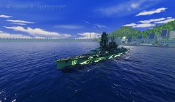 画像ギャラリー No.002のサムネイル画像 / 「World of Warships」,「蒼き鋼のアルペジオ -アルス・ノヴァ-」コラボ第2弾は戦艦「キリシマ」と艦長キャラ「イオナ」が登場