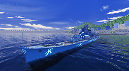 画像ギャラリー No.003のサムネイル画像 / 重巡洋艦「タカオ」が登場。「World of Warships」,アニメ「蒼き鋼のアルペジオ」とのコラボミッションが明日よりプレイ可能に