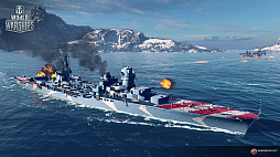 画像ギャラリー No.006のサムネイル画像 / 「World of Warships」にフランスが参戦するアップデート0.6.4が実装。優秀な火力を持つ巡洋艦ツリーが登場