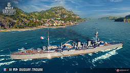 画像ギャラリー No.007のサムネイル画像 / 「World of Warships」にフランスが参戦するアップデート0.6.4が実装。優秀な火力を持つ巡洋艦ツリーが登場
