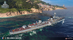 画像ギャラリー No.008のサムネイル画像 / 「World of Warships」にフランスが参戦するアップデート0.6.4が実装。優秀な火力を持つ巡洋艦ツリーが登場