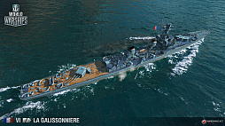 画像ギャラリー No.012のサムネイル画像 / 「World of Warships」にフランスが参戦するアップデート0.6.4が実装。優秀な火力を持つ巡洋艦ツリーが登場