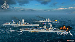画像ギャラリー No.015のサムネイル画像 / 「World of Warships」にフランスが参戦するアップデート0.6.4が実装。優秀な火力を持つ巡洋艦ツリーが登場