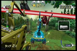 画像ギャラリー No.004のサムネイル画像 / 「クラブニンテンドー」に本格的なWii用レースソフト「エキサイト猛マシン」が登場。昆虫や小動物がモチーフのマシンを駆って派手なアクションを決めよう