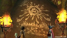 画像ギャラリー No.009のサムネイル画像 / 「ドラゴンクエストX」,アストルティアへ旅立つ前までを紹介。ナゾの生物「カメさま」に導かれた神殿には“五つの種族”の石像が