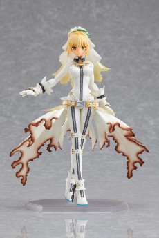 画像ギャラリー No.003のサムネイル画像 / 「フェイト/エクストラ CCC」,限定版に同梱される「figma セイバー・ブライド」の彩色見本を公開。純白のコスチュームに身を包んだセイバーの姿は必見