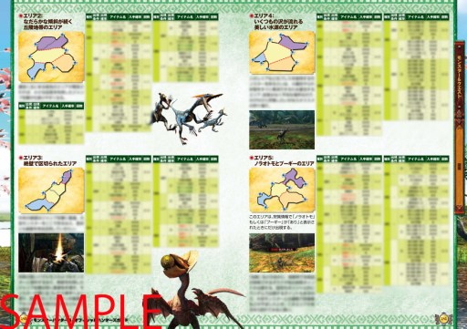 画像ギャラリー No.001のサムネイル画像 / 「モンハン4」,攻略本“オフィシャルハンターズガイド”の一部内容が公開