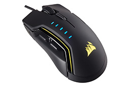 画像ギャラリー No.003のサムネイル画像 / Corsair,側面パーツの交換で握り心地を変えられる光学式マウス「Glaive RGB」を発表