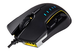 画像ギャラリー No.004のサムネイル画像 / Corsair,側面パーツの交換で握り心地を変えられる光学式マウス「Glaive RGB」を発表