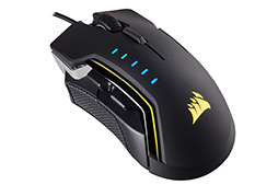 画像ギャラリー No.007のサムネイル画像 / Corsair,側面パーツの交換で握り心地を変えられる光学式マウス「Glaive RGB」を発表