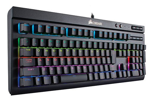 画像ギャラリー No.002のサムネイル画像 / カラーLEDを採用したCorsair製の防塵防滴メカニカルキーボード「K68 RGB」が国内発売決定