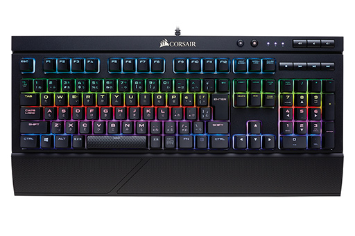 画像ギャラリー No.003のサムネイル画像 / カラーLEDを採用したCorsair製の防塵防滴メカニカルキーボード「K68 RGB」が国内発売決定