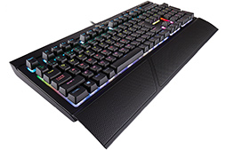 画像ギャラリー No.006のサムネイル画像 / カラーLEDを採用したCorsair製の防塵防滴メカニカルキーボード「K68 RGB」が国内発売決定