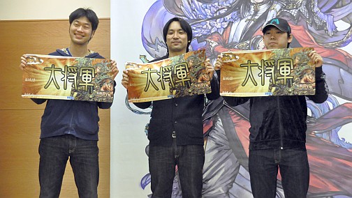 画像ギャラリー No.021のサムネイル画像 / 日本一の君主がついに決定! 「三国志大戦TCG」全国大会「覇業への道」決勝トーナメントレポート。優勝・十字君主と北岡Pへのインタビューも掲載