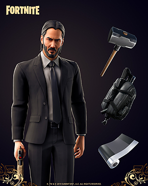 画像ギャラリー No.004のサムネイル画像 / 「フォートナイト」で映画シリーズ「ジョン・ウィック」とのコラボがスタート。期間限定モードなどが実装