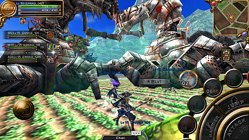 画像ギャラリー No.008のサムネイル画像 / 「イザナギオンライン」対人戦コンテンツ「闘技場」で8vs8のバトルが可能に