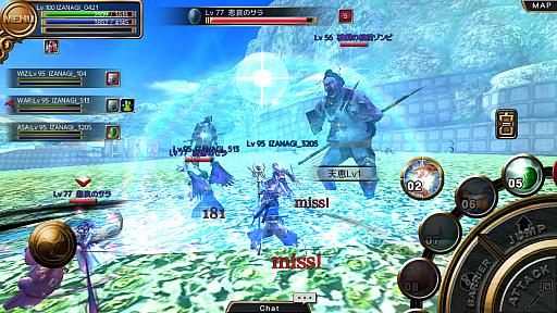 画像ギャラリー No.009のサムネイル画像 / 「イザナギオンライン」対人戦コンテンツ「闘技場」で8vs8のバトルが可能に