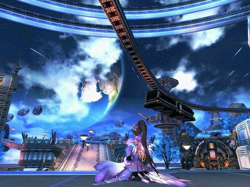 画像ギャラリー No.001のサムネイル画像 / ベクター,「ARK FRONTIER -時空漂流-」のサービスを初夏に開始。未来の街と過去のファンタジー世界を行き来するMMORPG