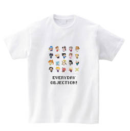 画像ギャラリー No.001のサムネイル画像 / 「逆転裁判5」Web体験版の感想ツイートキャンペーンで当たるTシャツのデザインが決定