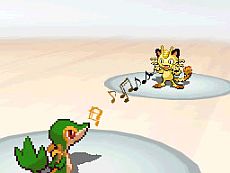 画像ギャラリー No.005のサムネイル画像 / アニメにロケット団が復活。「ポケットモンスターブラック2・ホワイト2」向けに12月7日から「ロケット団のニャース」がプレゼントされるのニャ