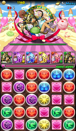 画像ギャラリー No.004のサムネイル画像 / 「パズル&ドラゴンズ」が「サーティワン アイスクリーム」とコラボ。「サーティワン・愛猫神・バステト」が待ち受けるダンジョンが10月31日限定で登場