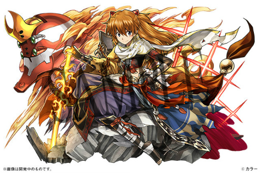 画像ギャラリー No.002のサムネイル画像 / 「パズドラ」仕様のアスカ,マリ,ミサトが新規参戦。「エヴァンゲリオン」とのコラボイベントが12月26日より復活開催