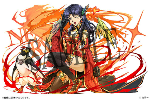 画像ギャラリー No.004のサムネイル画像 / 「パズドラ」仕様のアスカ,マリ,ミサトが新規参戦。「エヴァンゲリオン」とのコラボイベントが12月26日より復活開催