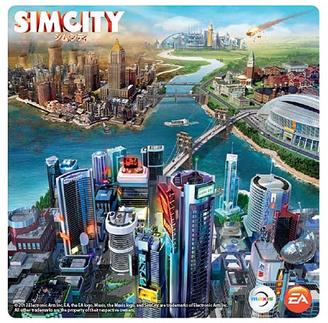 画像ギャラリー No.001のサムネイル画像 / 「シムシティ」,ビックカメラやヨドバシカメラなどで配布される店舗購入特典「オリジナルマウスパッド」が公開に