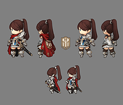 画像ギャラリー No.006のサムネイル画像 / DMMの新作ハクスラ「ダンジョンストライカー」,エルフの重要人物を含むNPC4人を新たに公開