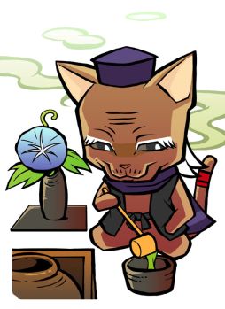 画像ギャラリー No.001のサムネイル画像 / 「のぶニャがの野望」がiOSに対応。“茶の心”をテーマにした新カードも